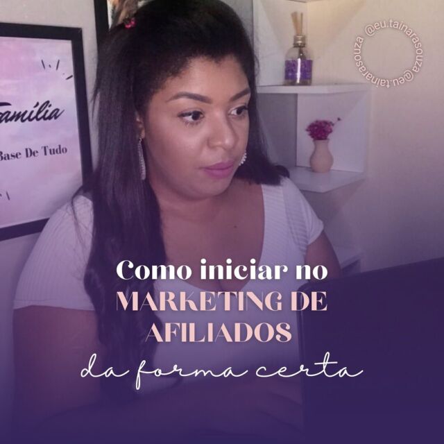 Aprender como iniciar no marketing de afiliados do jeito certo é o segredo no qual milhares de pessoas, e principalmente mulheres, têm conseguido sua liberdade financeira trabalhando pela internet.
Muito ao contrário do que parece, trabalhar no digital não é apenas um hobby e muito menos dinheiro fácil. É uma forma de negócio promissor onde seus resultados dependem apenas do quanto esforço e dedicação você estará disposta a doar.
Agora, falando sobre como iniciar no mercado que há anos é fonte de renda para milhares de pessoas ao redor do mundo e que vem crescendo no Brasil dia após dia, primeiramente entenda que, como em todo e qualquer trabalho, é preciso CONHECIMENTO: entender como o mercado e as plataformas funcionam e como divulgar seus produtos é essencial para quem quer levar a sério e alcançar grandes resultados.
Adquirir conhecimento com pessoas que já estão a anos no marketing encurta o seu processo, vez que você irá aprender diversas técnicas de vendas e contar com um suporte para tirar todas as suas dúvidas, fazer networking com outras pessoas do mercado e que também estão no mesmo processo que você e mais, diminui as chances de você cometer erros que outras pessoas já cometeram.
Ainda tem dúvidas sobre investir em um bom treinamento?  Acesse o link da bio e venha conversar comigo! 💜✨